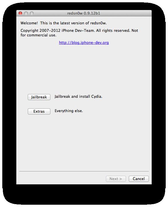 tѩRedsn0w 0.9.12b1 iOS 5.1.1AMԽz
