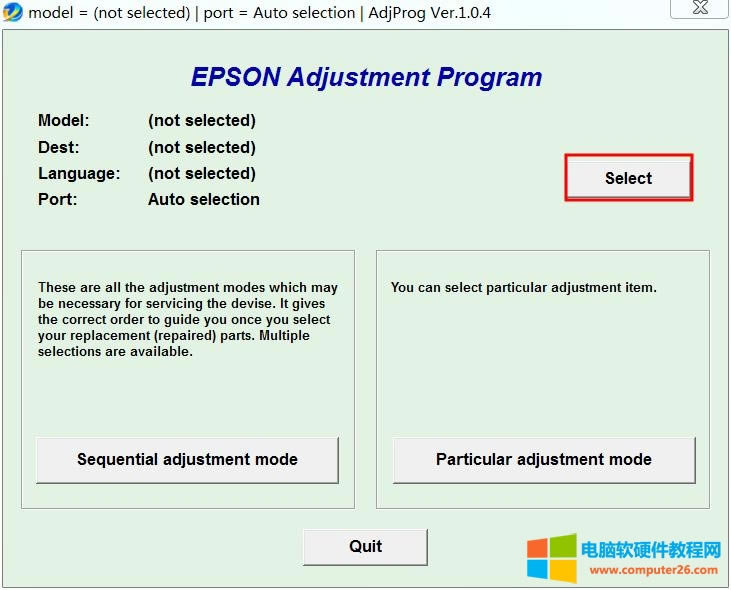 epson adjustment program x̖(ho)