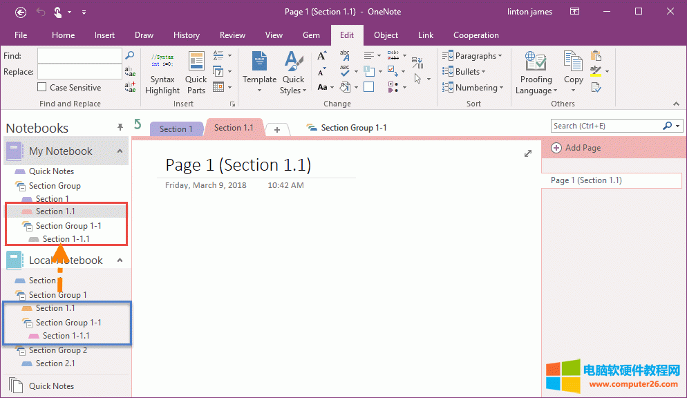 ṹҳ汻ƵĿ OneNote 