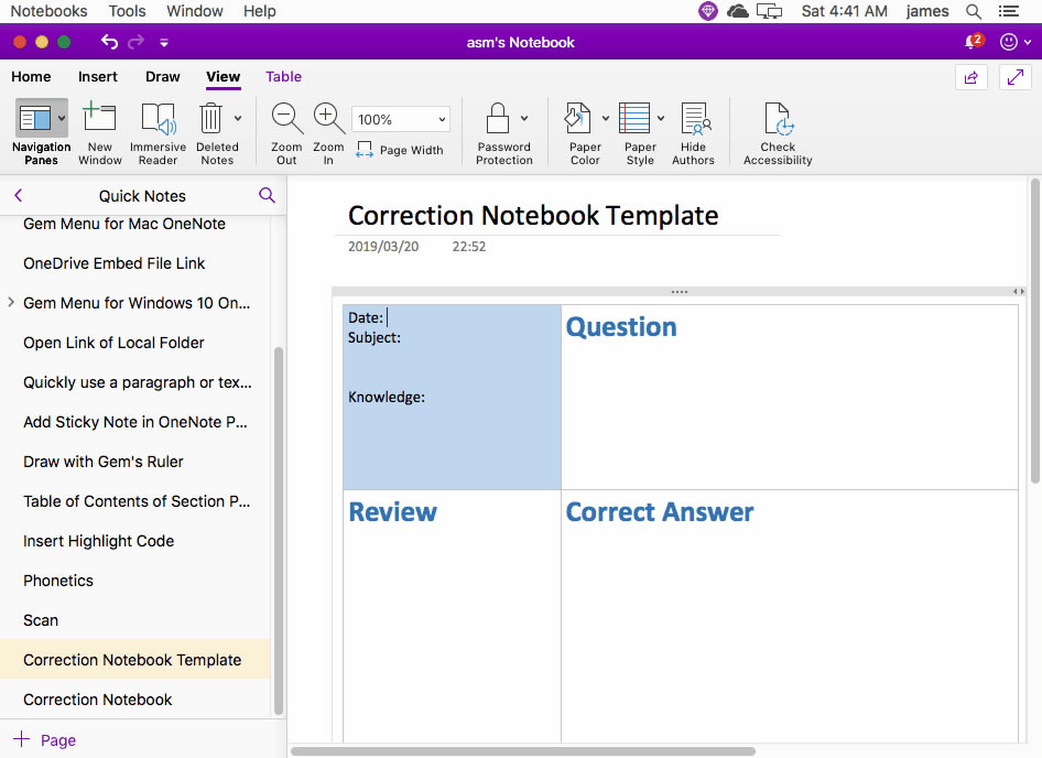 ʹ Gem Menu 䱦˵ṩܣ Mac OneNote Ȿģ塣