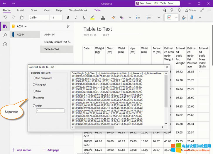 OneNote for Windows 10УתΪı