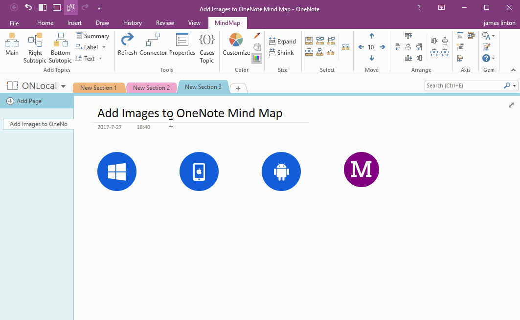 OneNote˼άͼͼƬ