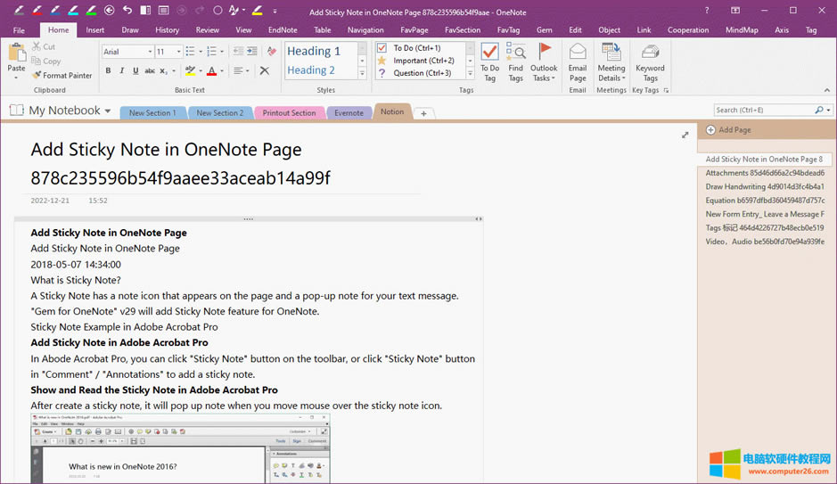 ΰNotionҳ汸ݳHTMLļٵ뵽 Office OneNote