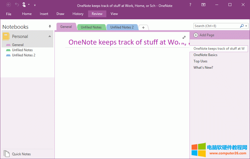 һOneNoteʼǱҳݣֻҳ⣿