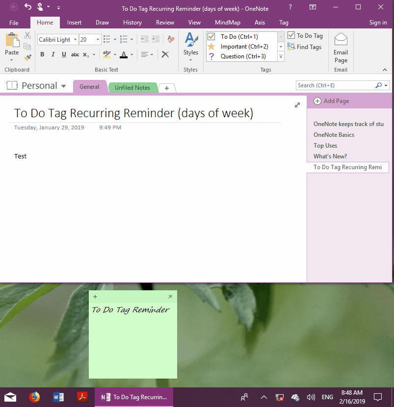 ʹ OneNote Reminder ôֻڹսѡ