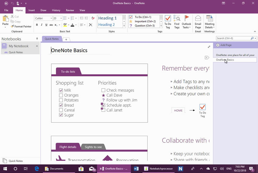 ʹ OneNote Batch ĵ DOCX ļܣ OneNoteʼǱ WordNote 