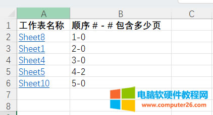 Excel自动生成目录教程