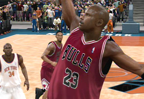 NBA2K9 自建乔丹参赛设置
