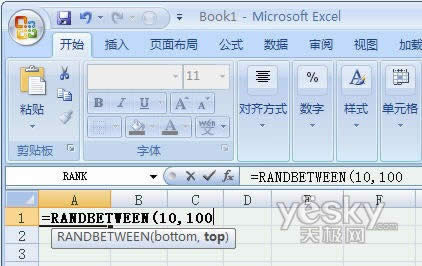 ʹexcel“=RandBetwween(10,100)&rdquo“”