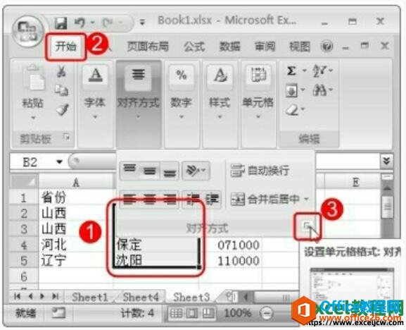 excel2007ԪݵĶ뷽ʽ