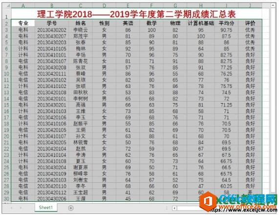 excel2019ɼܱеѧֶΰ