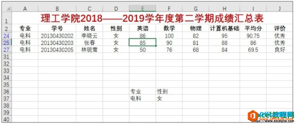 excel߼ɸѡĽչʾ