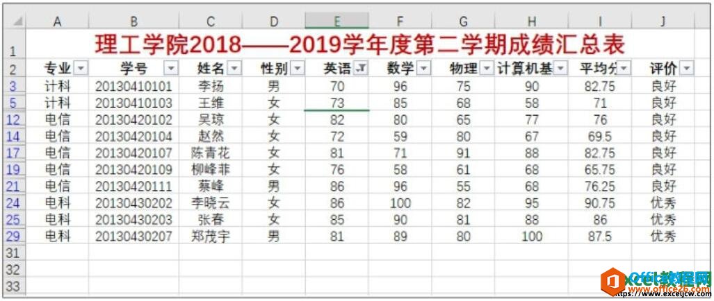excel2019ΧɸѡĽ