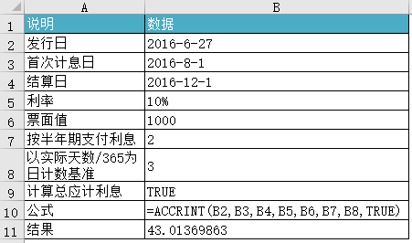 Excel ACCRINT  ʹͼĽ̳