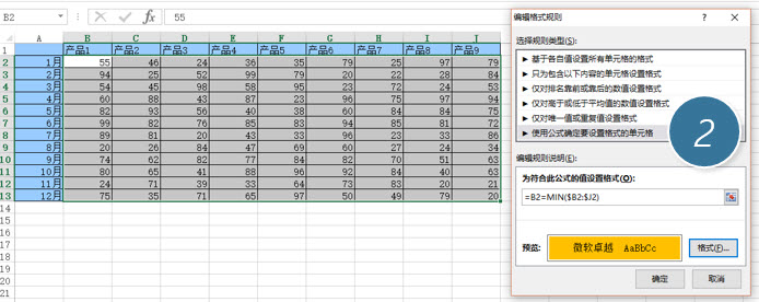  excel ʽʽ Ѹҵexcelÿм¼Сֵ