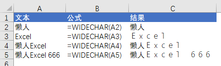 Excel WIDECHAR  ʹͼĽ̳