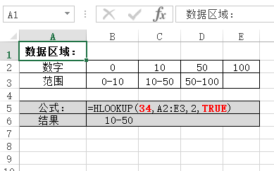 HLOOKUP 