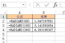 Excel RADIANS  ʹðͼĽ̳