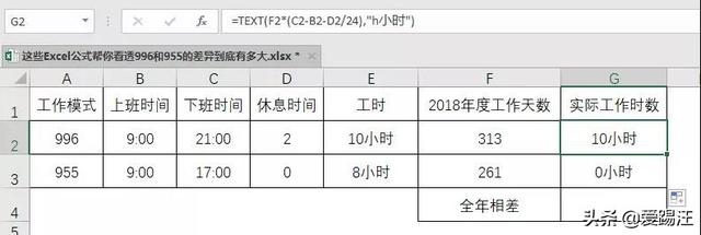 excelʵս֪996955ײ˶Сʱ