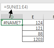 excel ʽ #NAME? 