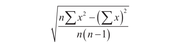 Excel ׼ƫSTDEV