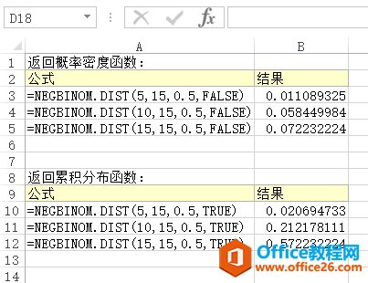 Excel NEGBINOM.DIST  ʹðͼĽ̳