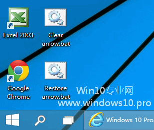 ȥWin10ݷʽͼϵļͷȥǰʾСͷ