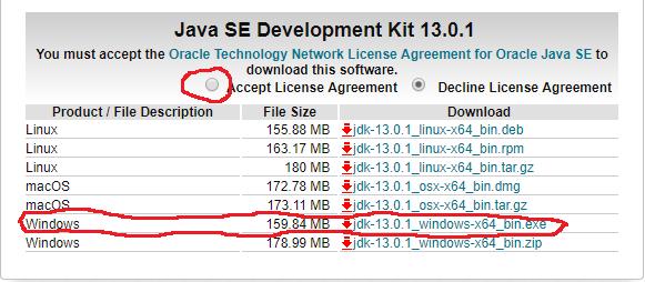 Windows 10´Javaʹjdk-13.0.1