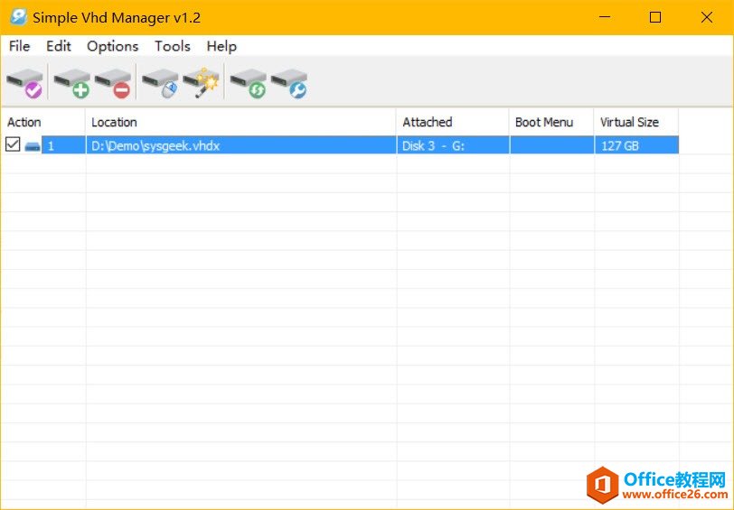 Simple VHD Manager