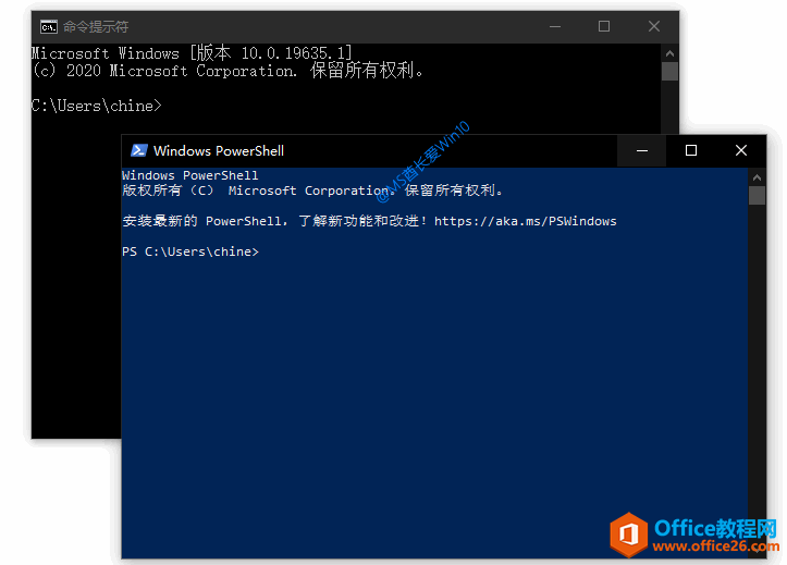 ڵװֵcmdʾװֵWindows PowerShell