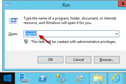 Machine generated alternative text:Run Type the name of a program, folder, document, or Internet resource, and Wi n d OWS wi I I open 1 for pu. This task be created with administrative privileges Cancel Ů  Browse.. O