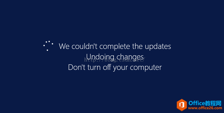 Windows Server  We couldn&#039;t complete the updates Undoing changes. Don&#039;t turn off your c