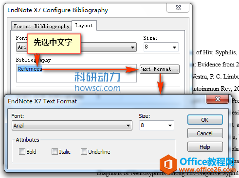 EndNote Configure Bibliography 