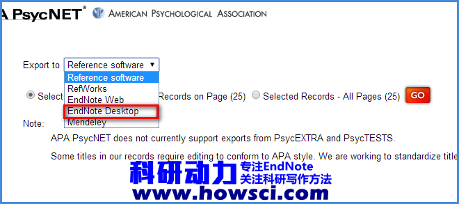 EndNoteAPA-American Psych Assn׵ķ