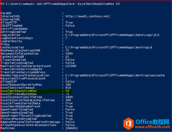 Office Web Apps 2013 θExcel߲鿴ļС