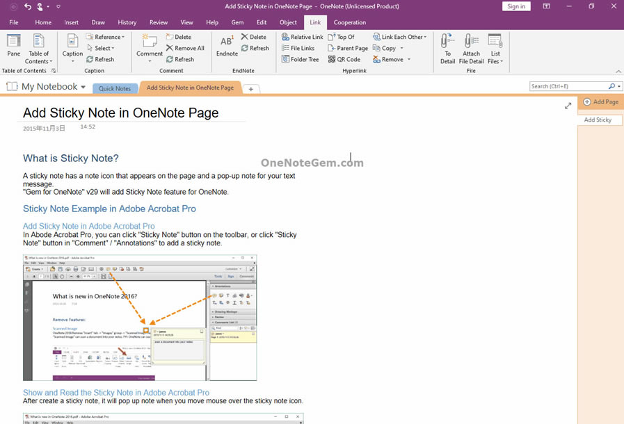  OneNote ﴴ۵ĴĿ¼