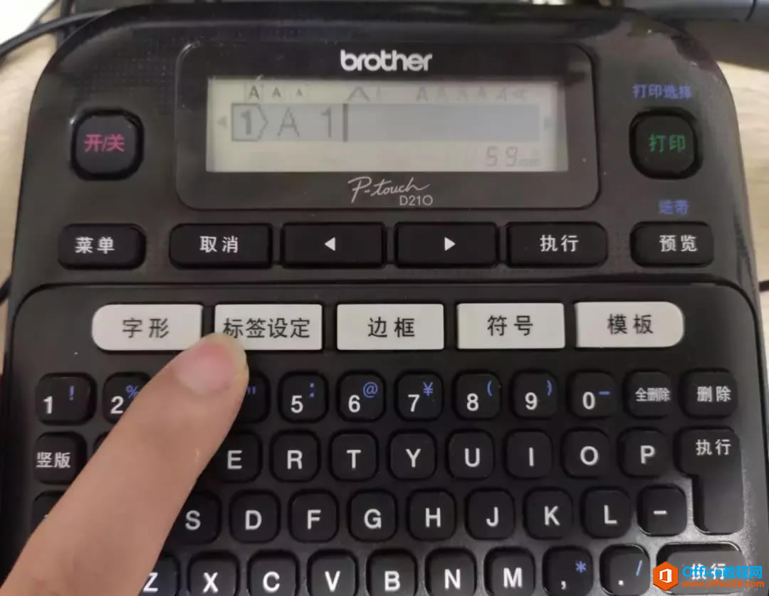 ֵܱǩPT-D210ǰ˿հ׵