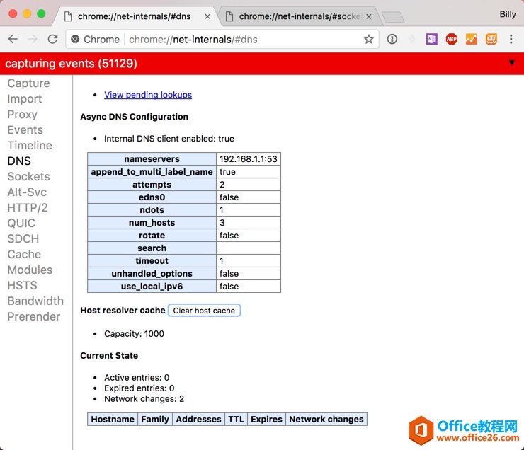 ֹGoogle Chrome DNS
