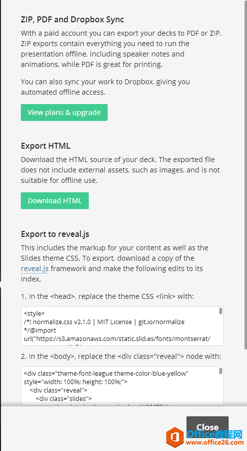  reveal.js  PPT