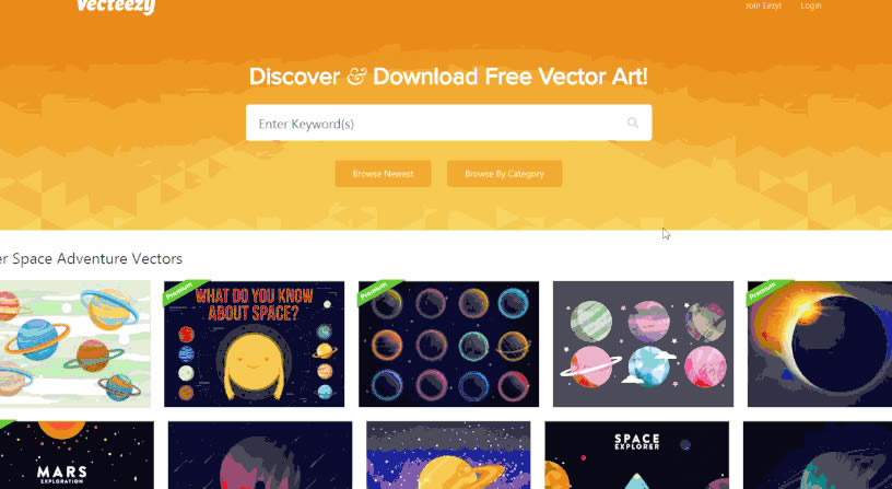 福利推荐 8个免费海报/首图/PPT背景 网站神器_本站