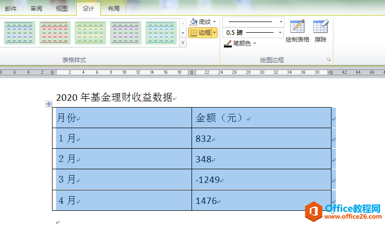 WORD办公技巧:如何将文档中的文本数据快速转换成表格?