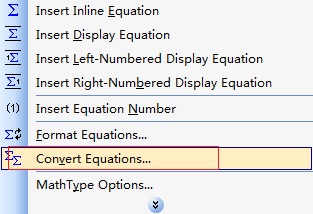 MathTypeʽWordʾһδ
