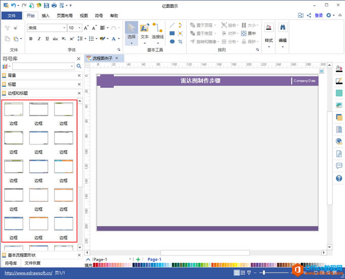 亿图流程图绘制软件