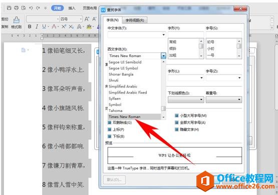 WPS word 滻Ϊ¿Times New Roman