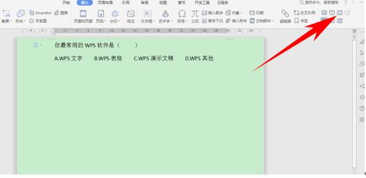 WPS칫˵ѡABCD