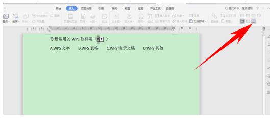 WPS word˵ѡABCD