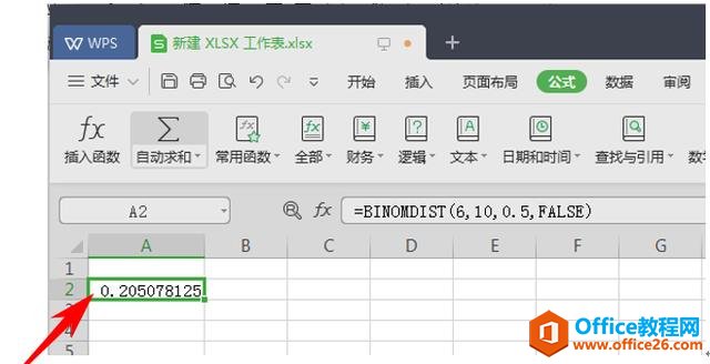 WPS칫BINOMDIST ÷