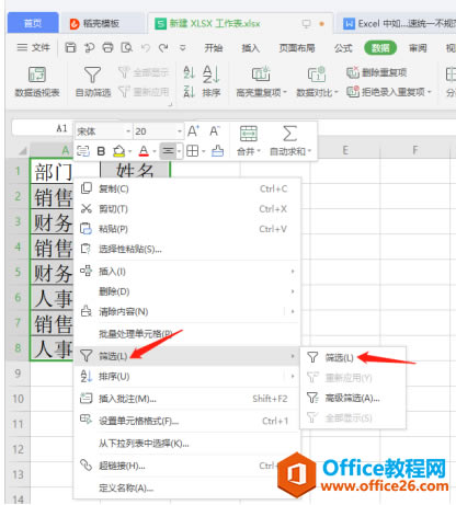 ɡExcel ɸѡͳһ淶