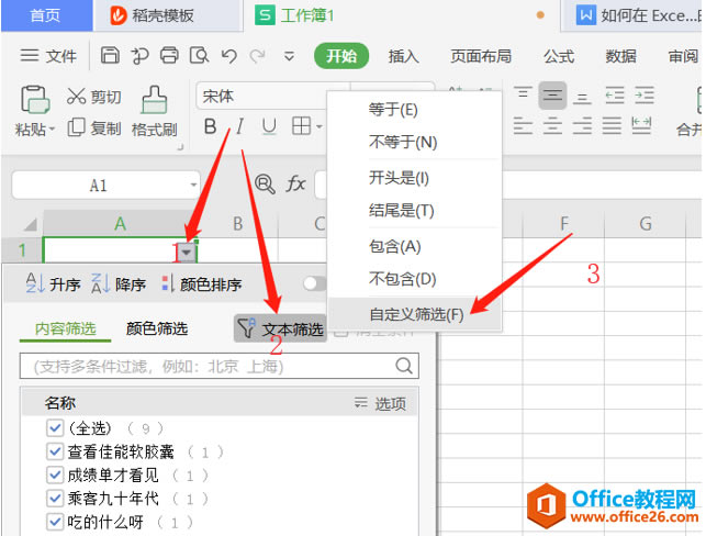 WPS Excel һɸѡؼ