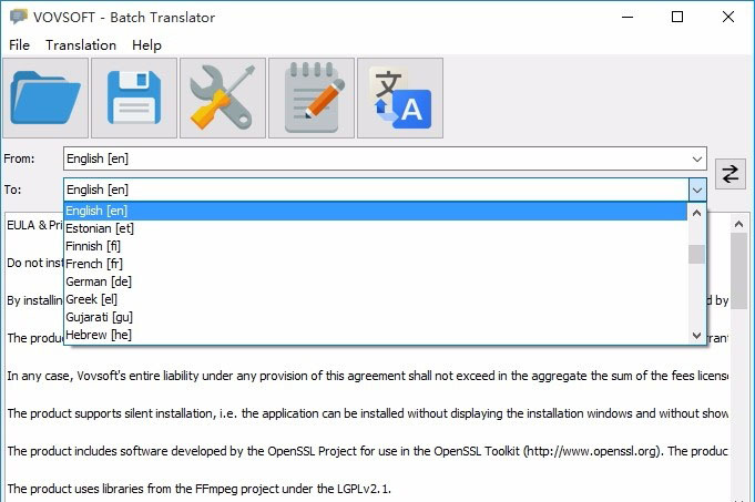 Vovsoft Batch Translatorôת-Vovsoft Batch Translator뷽 - վѶ